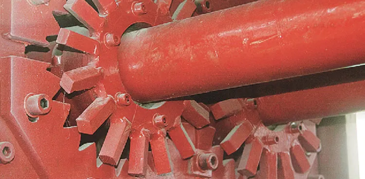 Tuğla Yapım Makinesi Orta Ölçekli Çift Kademeli Vakumlu Ekstrüder, Kil Tuğla ve Kiremit İçin 6