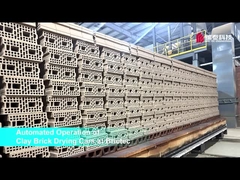 Tuğla yapım sürecinde kurutma arabası makinesi