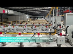 Tuğla fabrikalarındaki tünel fırınları için doğal gaz yakıcıları