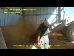 BRICTEC Tuğla Yapımcılığı Hammadde İşleme Makineleri için Kutu Besleyici