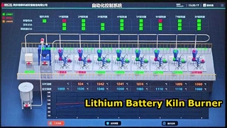 Lityum pil kalsinasyon projesi tünel fırınına özel brülör başarıyla teslim edildi